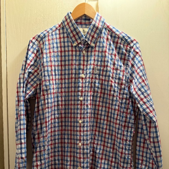 Red/White/Blue Barbour Button-down - Picture 2 of 6